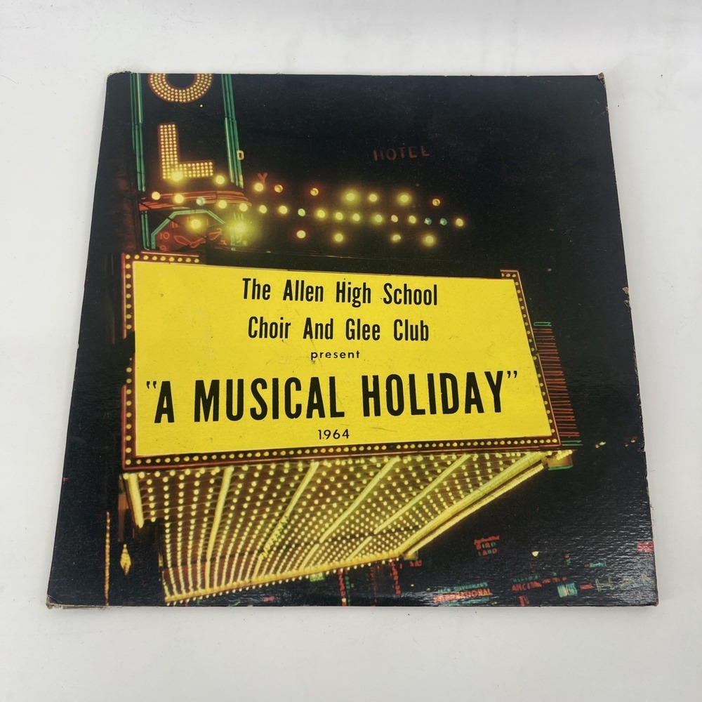 1964 Allen High School Choir and Glee club Musical holiday album vinyl LP record